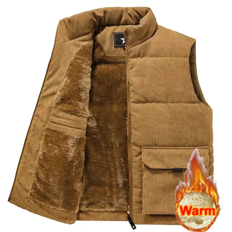 Heren Fleece Warm Gilet