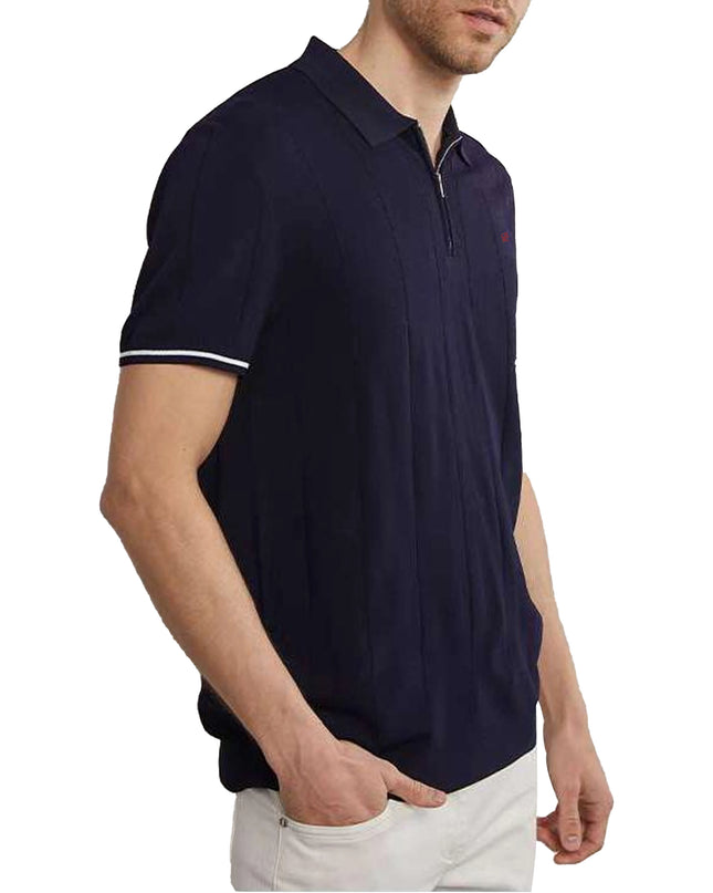 CHCH | Summer Ribbed Knit Polo Shirt for Men