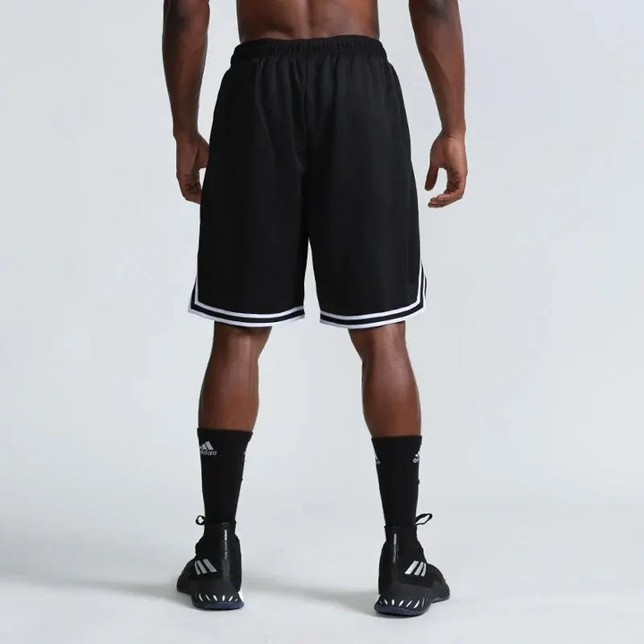 SONECHOKI genou longueur basket-ball Shorts hommes rayé ample course Sport gymnase maille respirant Fitness entraînement bas mâle-HighTouch