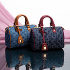 Cowboy Spliced Pillow Shoulder Bag - Women's Handbag-HighTouch