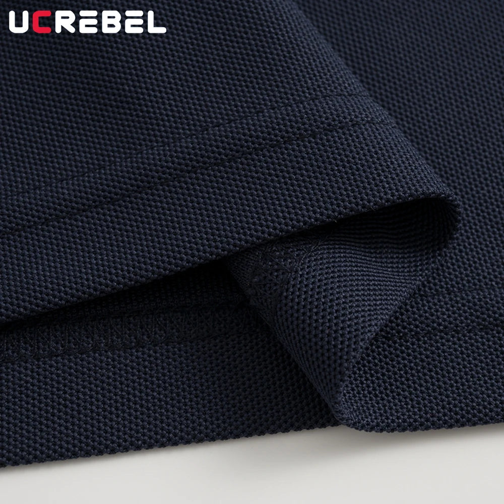 Patchwork Letter-Borduurwerk Polo – Retro Hoogstraat Korte Mouw Heren T-shirt