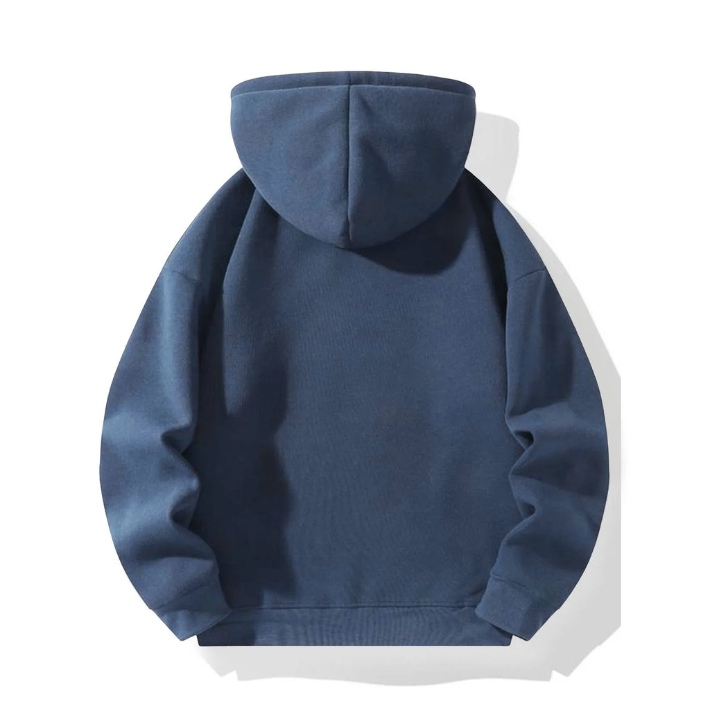 Oversized Half-Zip Hoodie Men-HighTouch