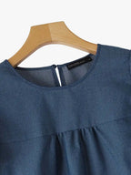 Zanzea Lace Patchwork Denim Blouse – Casual Summer Top for Women-HighTouch