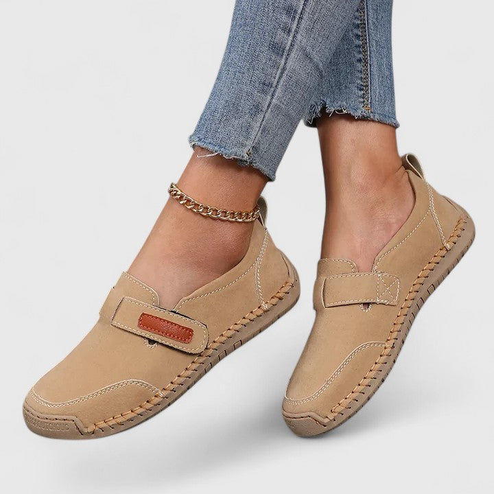 Women's Wide Fit Orthopedic Shoes - Arch Support Walking Loafers