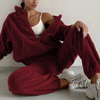 Women’s Fleece Tracksuit Set-HighTouch