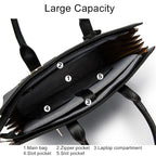 Large Leather Shoulder Bag Women-HighTouch