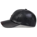 Cowhide Leather Dad Hat-HighTouch