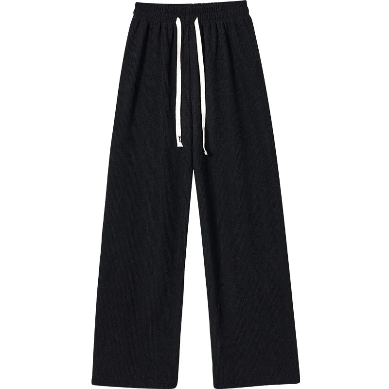 Women’s Fleece-Lined Wide-Leg Winter Trousers-HighTouch