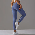 High-Wais Leggings – Buttery-Soft, Sweat-Wicking, with Hidden Pocket-HighTouch