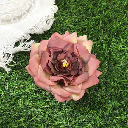 AWAYTR Bohemian Hawaiian Flower Hair Clip – Romantic Side Bash Clip for Women & Girls