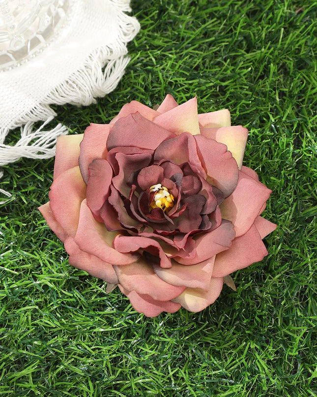 AWAYTR Bohemian Hawaiian Flower Hair Clip – Romantic Side Bash Clip for Women & Girls