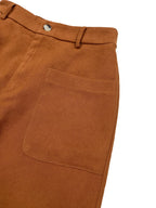 All-Season High Waist Wide-Leg Trousers for Women – Button Front & Pockets-HighTouch