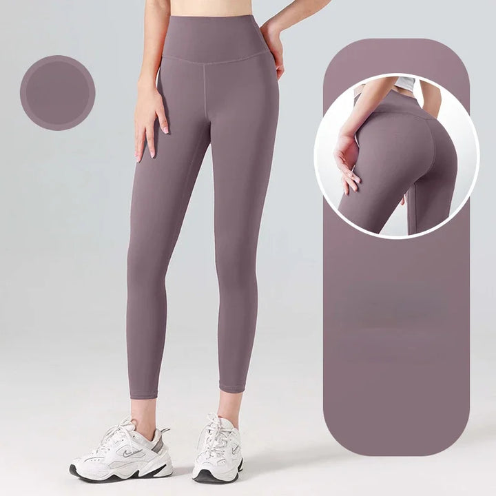 Women’s High-Waisted Fast-Dry Squat-Proof Yoga Leggings – Support & Comfort-HighTouch