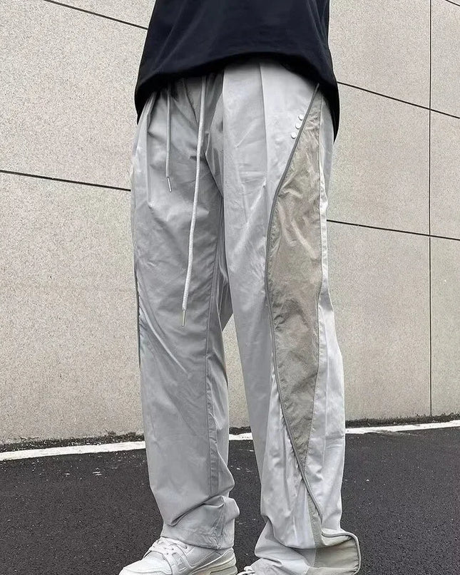 American-Style Loose-Fit Straight-Leg Pants – Summer Lightweight Casual Trousers