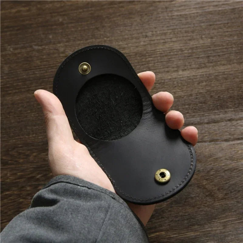 Genuine Leather Mini Coin Wallet