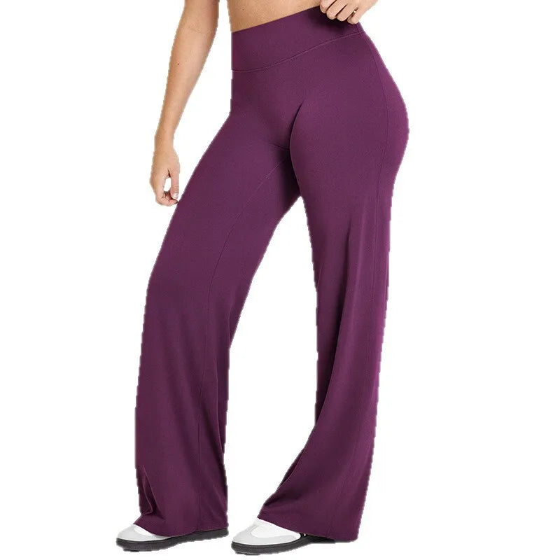 Ultra-Soft Butter Straight-Leg Yoga Pants Women-HighTouch