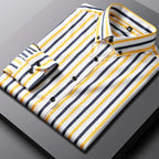 Hightouch | Relaxed Striped Cotton Shirt