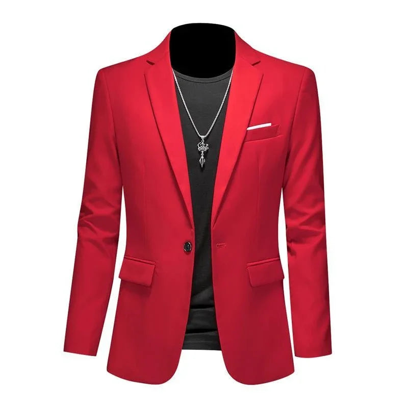 Men’s Slim-Fit Casual Blazer-HighTouch