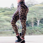 High-Waist Leopard-Stripe 3D Print Leggings – Butt-Lifting-HighTouch
