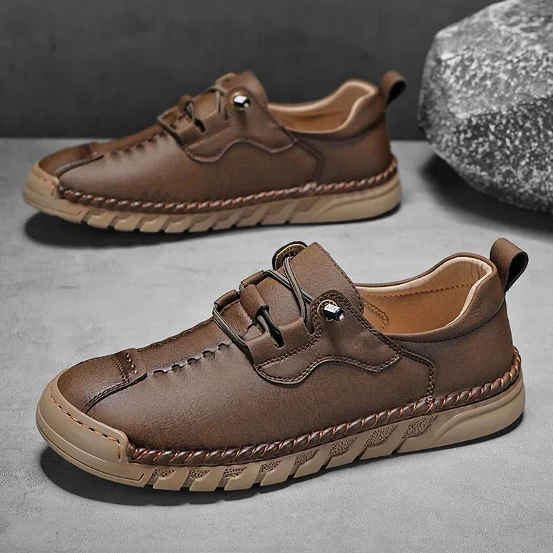 Men's Everett Leather Shoes – Cushioned Comfort