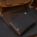 Vintage Crazy Horse Leather Wallet-HighTouch