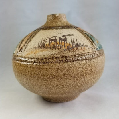 Sialk Ceramic Round Vase