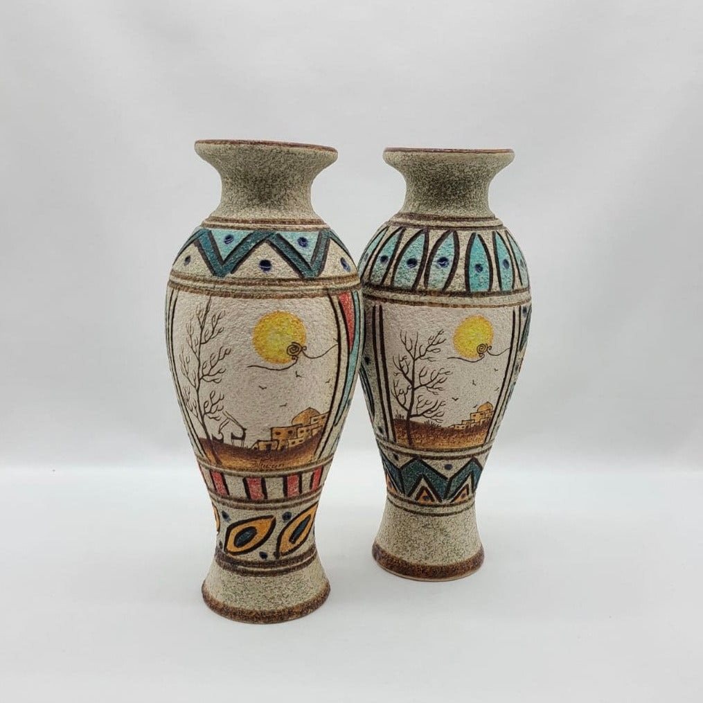 Sialk Ceramic Vase - HighTouch 