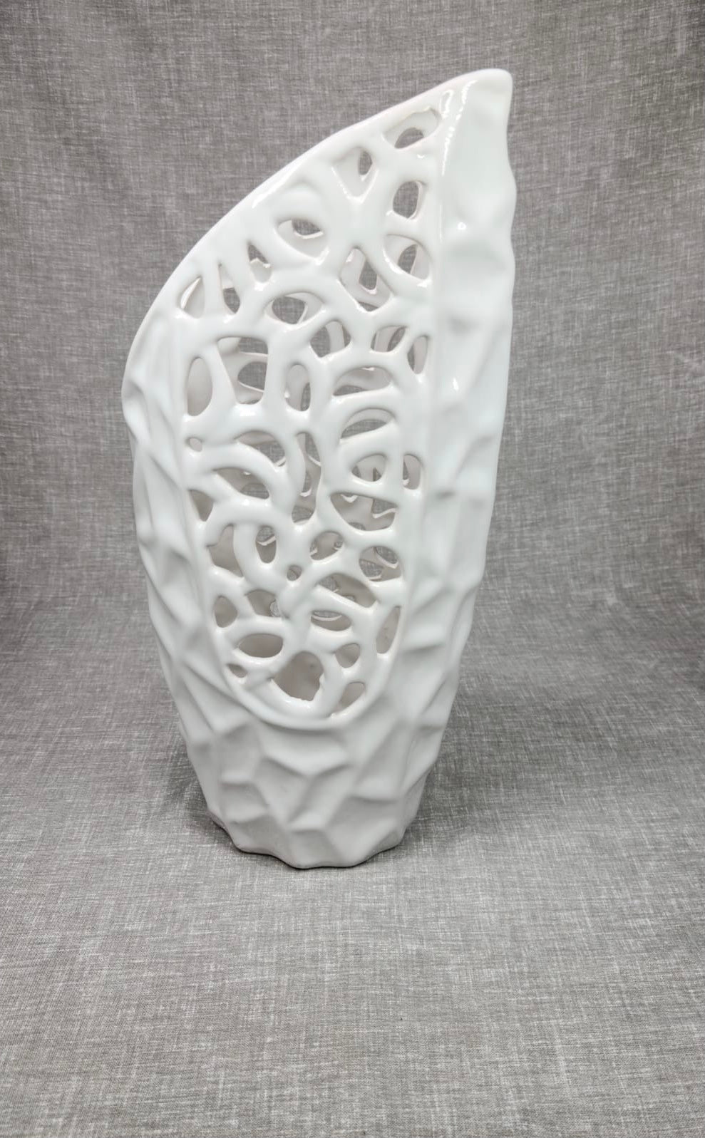Simple White Ceramic Vase