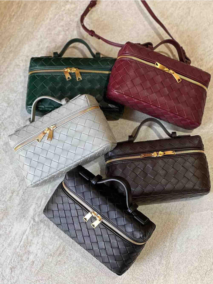 Lyssa Hobo Bag - PU Leather Woven Everyday Carry