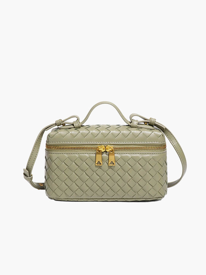 Lyssa Hobo Bag - PU Leather Woven Everyday Carry