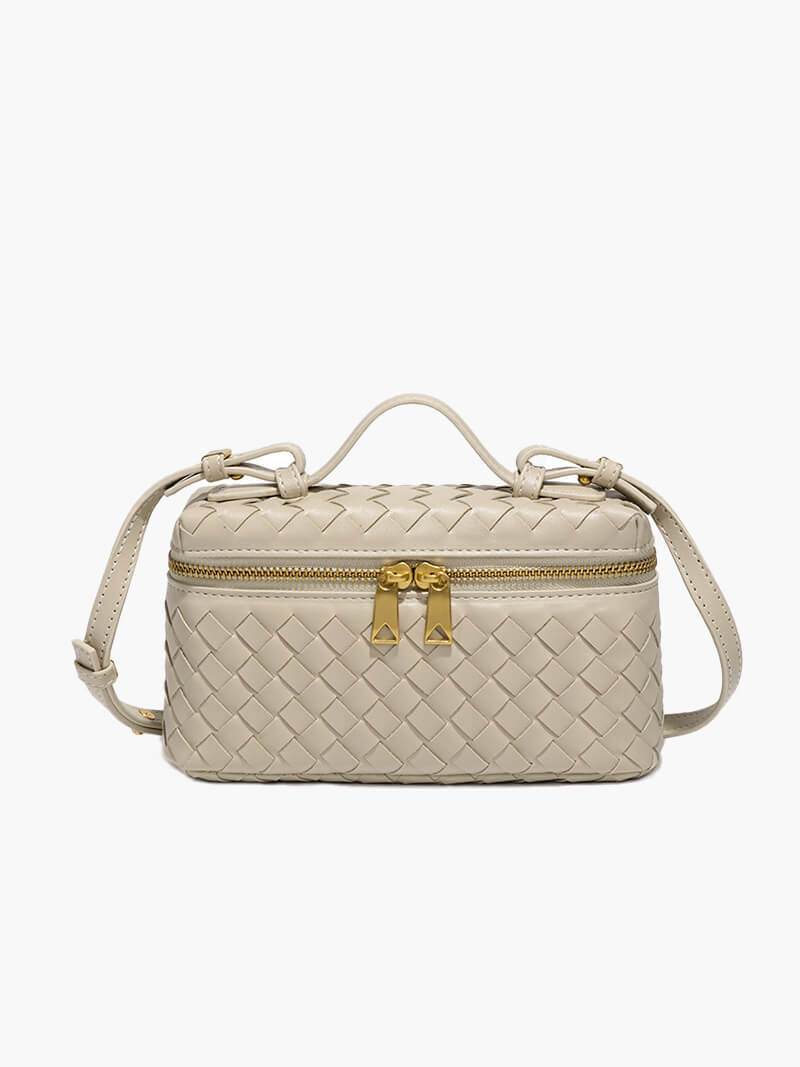 Lyssa Hobo Bag - PU Leather Woven Everyday Carry