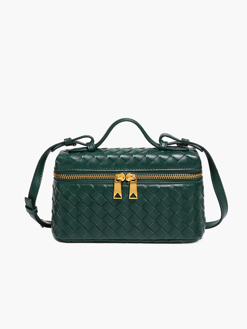 Lyssa Hobo Bag - PU Leather Woven Everyday Carry