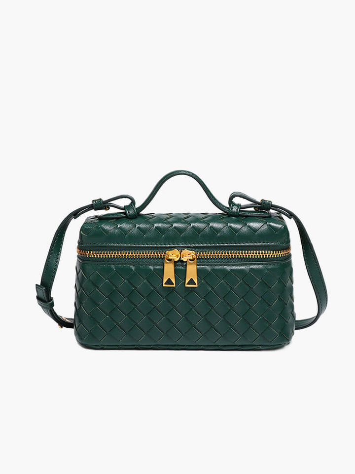 Lyssa Hobo Bag - PU Leather Woven Everyday Carry