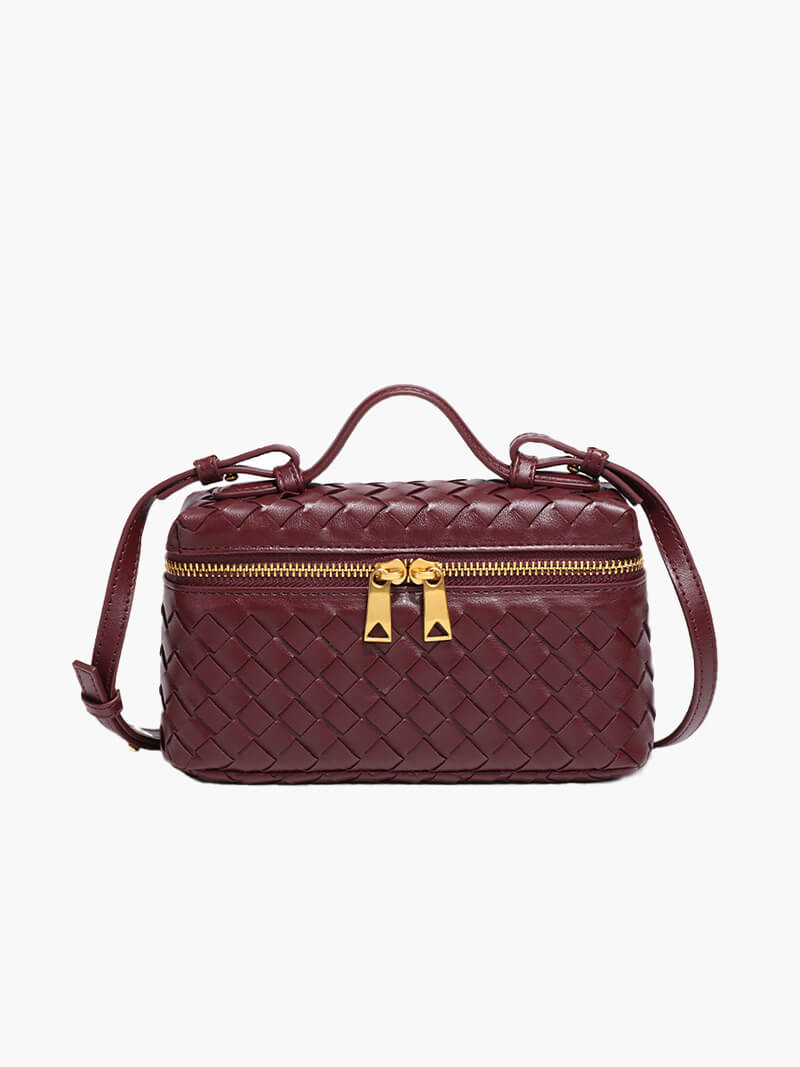 Lyssa Hobo Bag - PU Leather Woven Everyday Carry