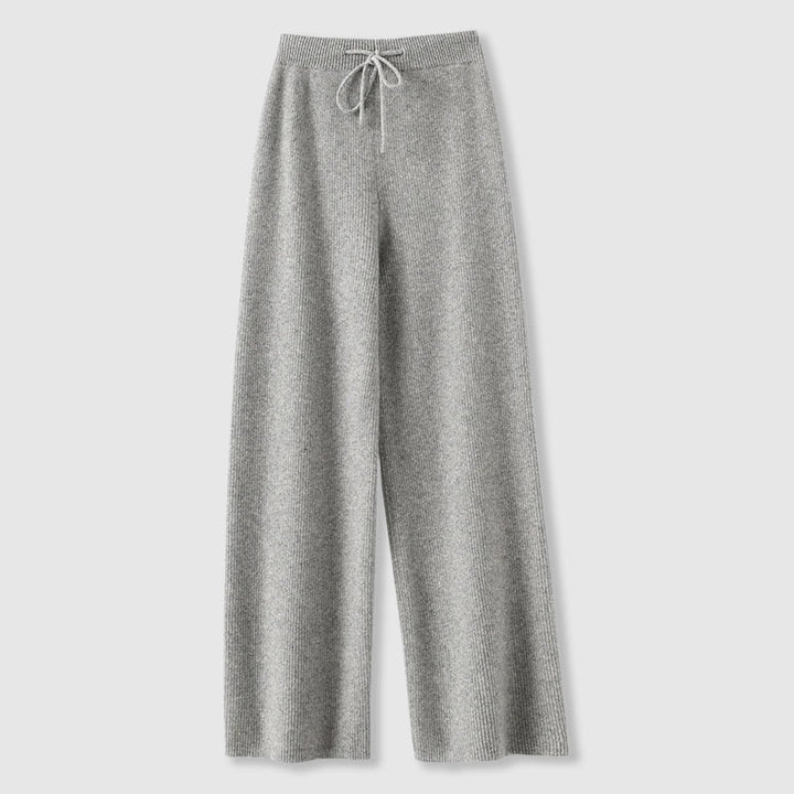 Amoretti Cashmere Wide-Leg Pants