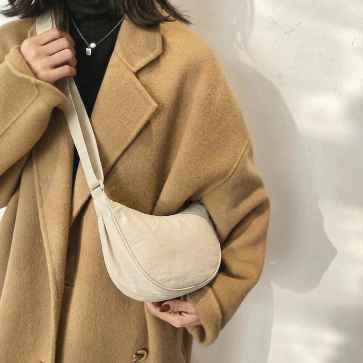 Nylon Shoulder Bag with Adjustable Strap