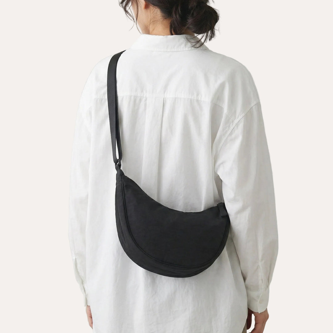 Nylon Shoulder Bag with Adjustable Strap