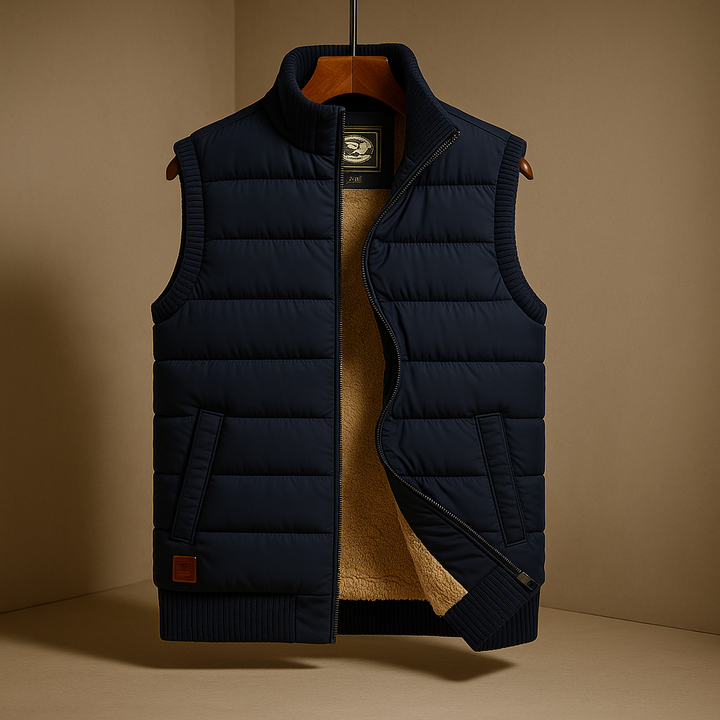 Men's Quebec Puffer Vest - Stylish Warm Winter Outerwear