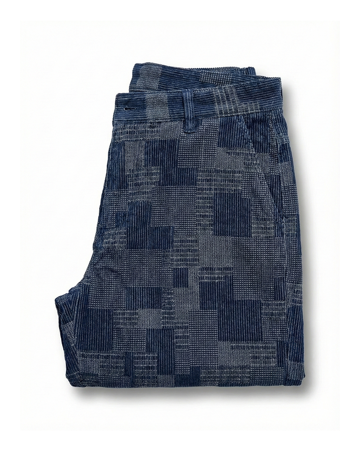 Men's Patchwork Pants for Urban Streetwear Style