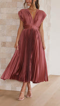 Maria Pleated Maxi Elite Collection
