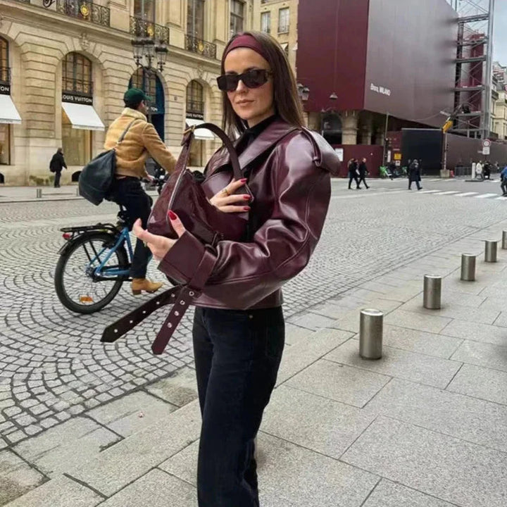 Women’s Textured Zip Jacket-HighTouch