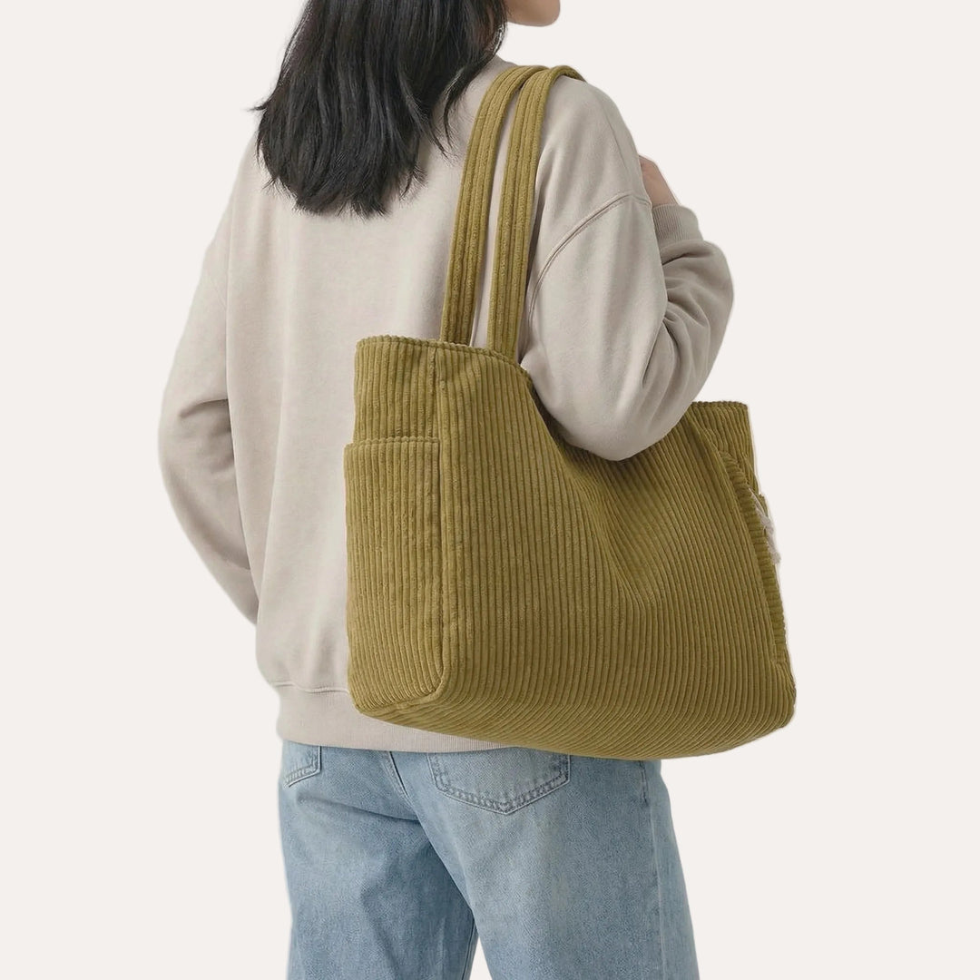 Corduroy Tote Bag for Everyday Use