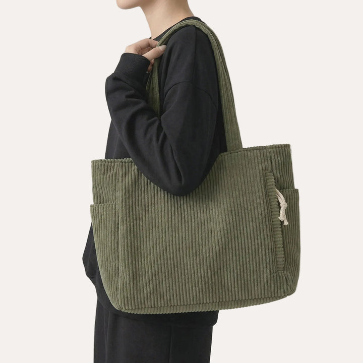 Corduroy Tote Bag for Everyday Use