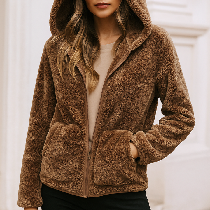 Women’s Coral Fleece Jacket for Cold Weather
