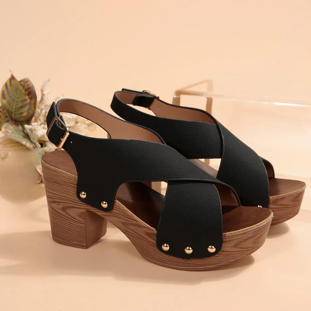 Women's Block Heel Slingback Heels – Arch Support & Comfort