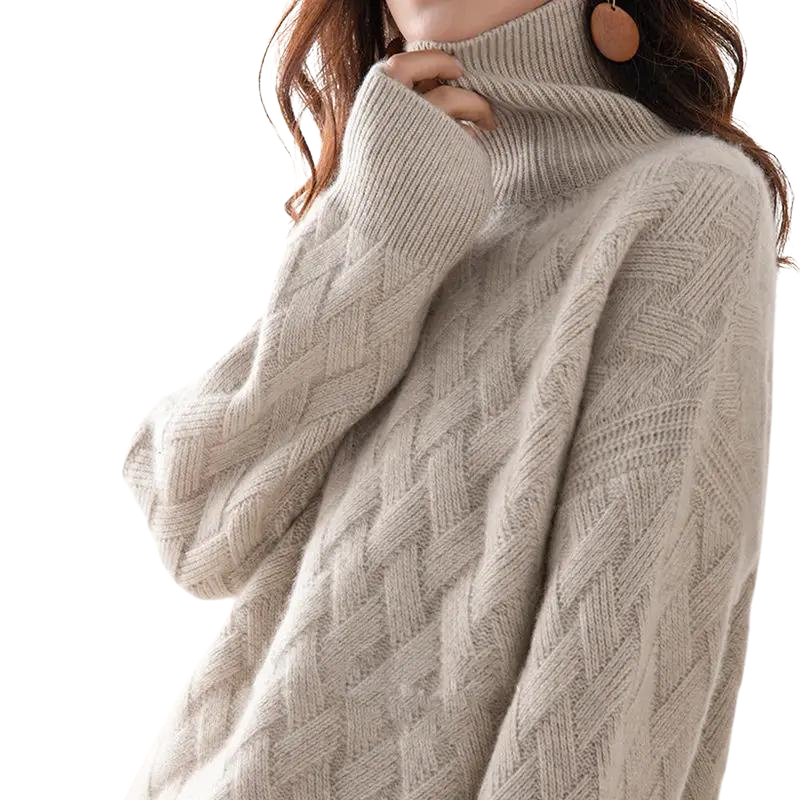 Women’s Cashmere Blend Turtleneck Sweater