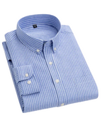 Devon | Modern Striped Cotton Shirt