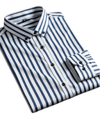 Hightouch | Relaxed Striped Cotton Shirt