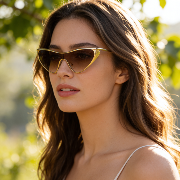 Women's UV400 Cat-Eye Sunglasses – Gradient Lenses