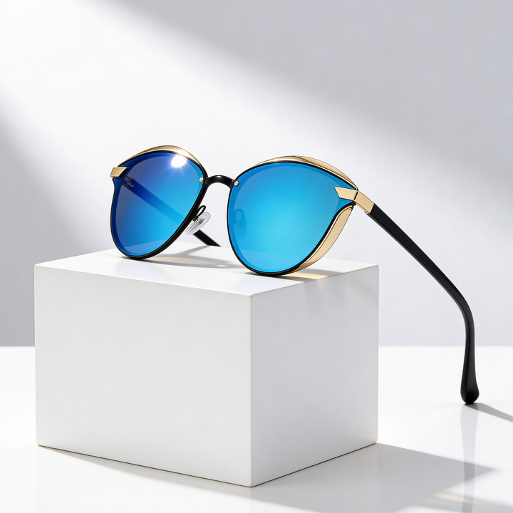 Women's Aria Lustra Sunglasses – Retro UV400 Cat Eye Shades